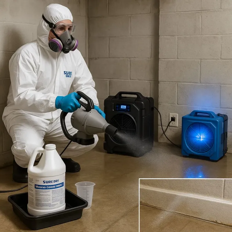Sanitization and Odor Removal process in Oak Ridge, FL